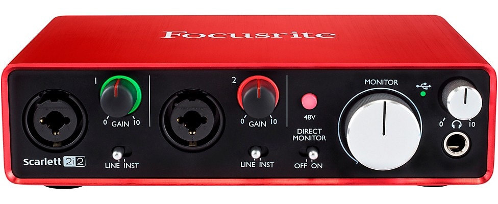 Focusrite Scarlett 2i2 USB Audio Interface