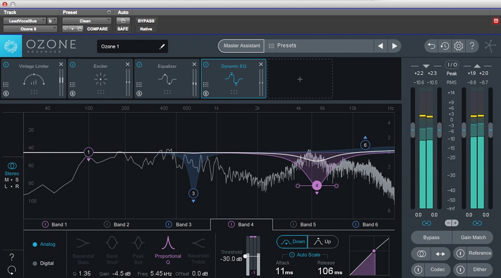 iZotope Ozone's Dynamic EQ